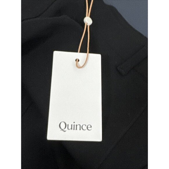 Quince Women's L Tall Ultra Stretch Pull On Ponte Pant Black NWT Inseam 31" - Picture 6 of 12